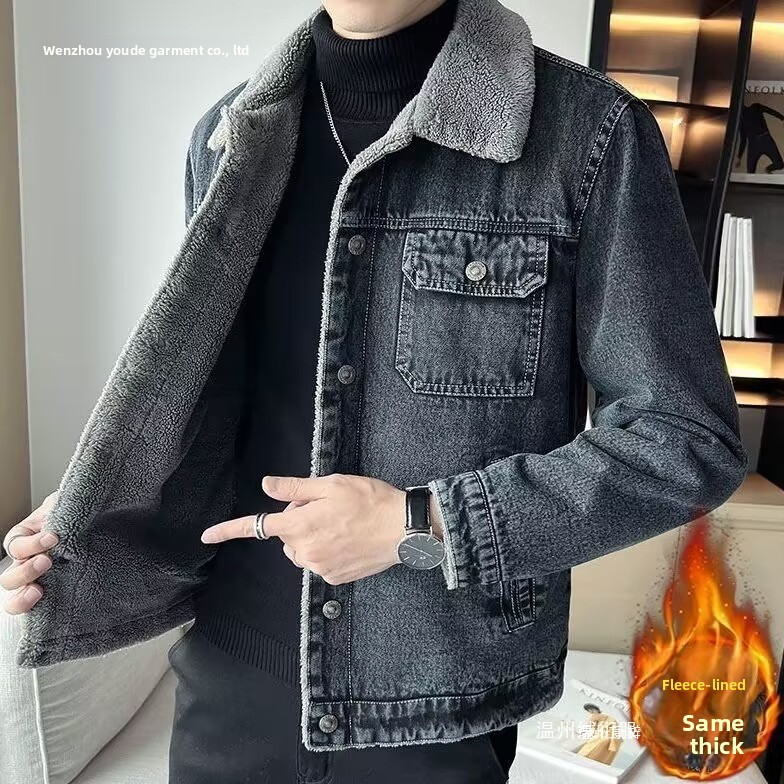 Winter Clothing Work - Denim jack voor heren met toegevoegde