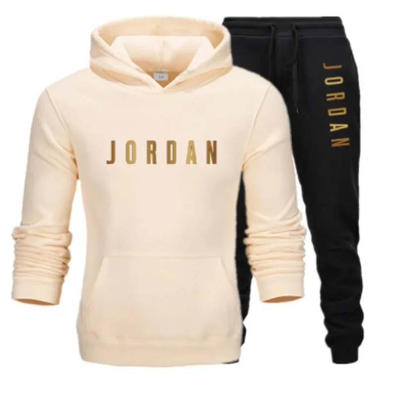 Winter Clothing Stores - Heren sportpak met print, hoodie en
