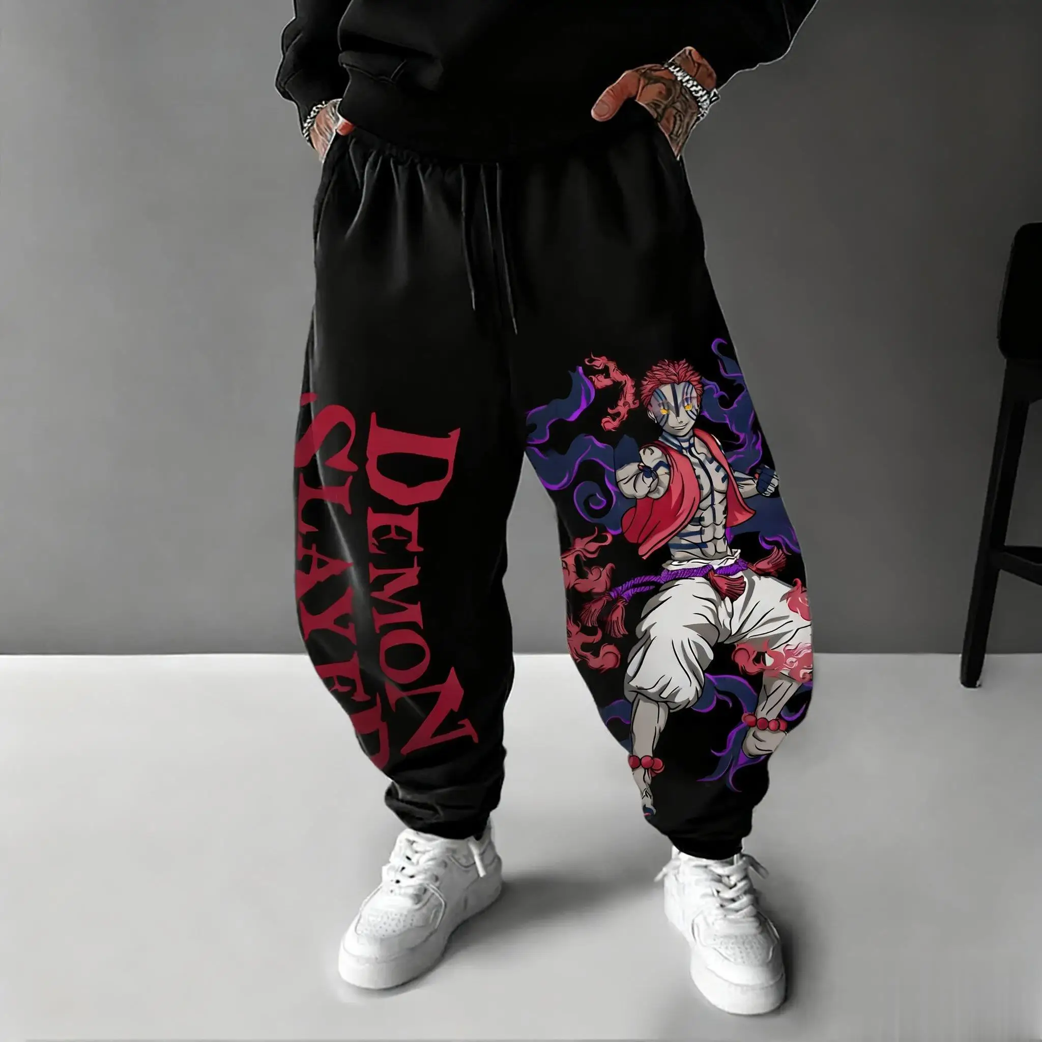 Winter Clothing In Japan - 2026 Demon Slayer Akaza Anime Broek