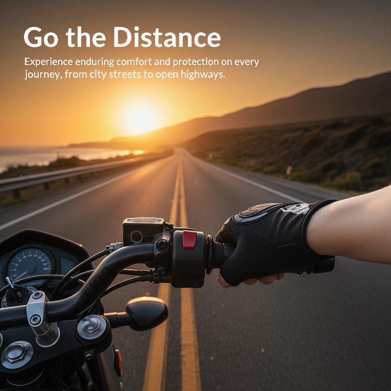 Knit Glove Touch Screen - Ademende motorhandschoenen 1 paar voor motorcrossrijden
