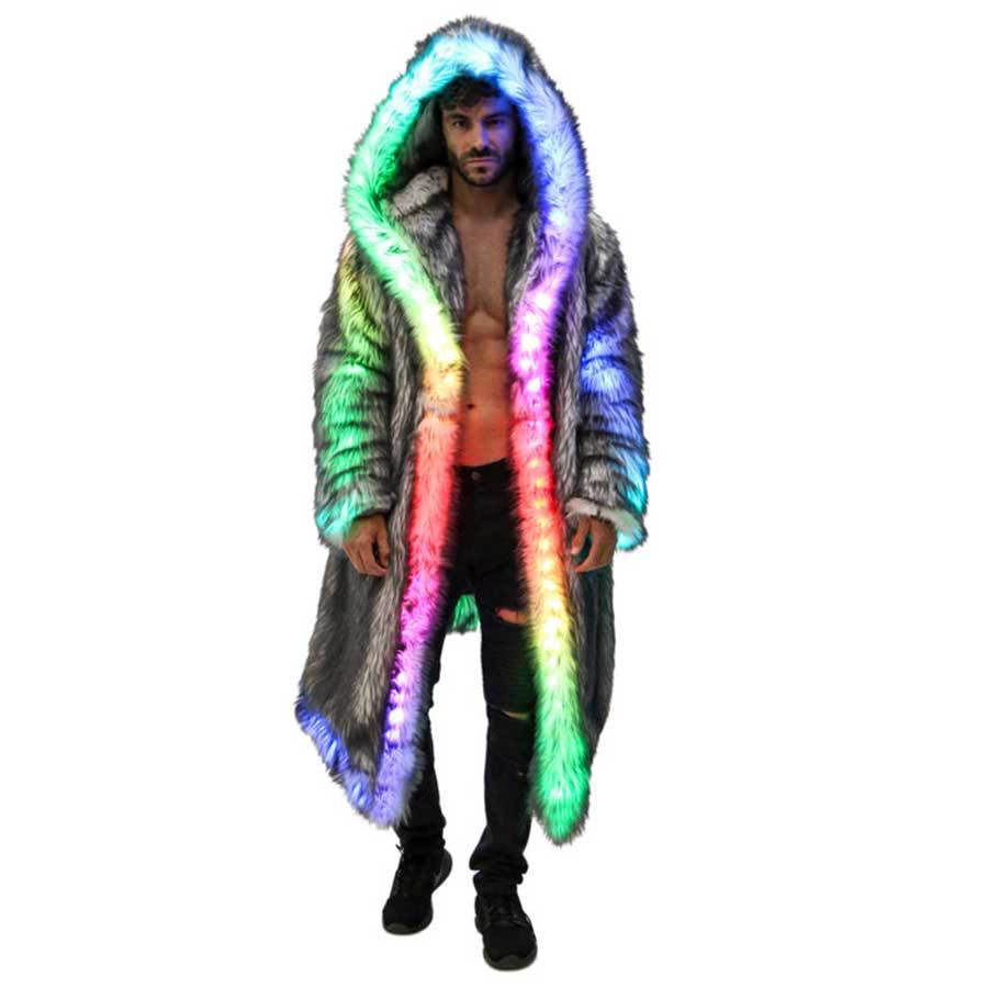 Winter Clothing Uae - Nepbontjas Heren Bovenkleding met capuchon Comfortabele