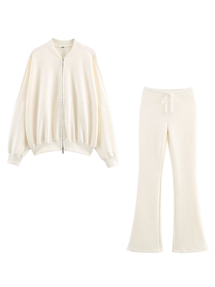 Winter Clothing Uae - HH Vrouwen Elegante Effen Uitlopende Broek