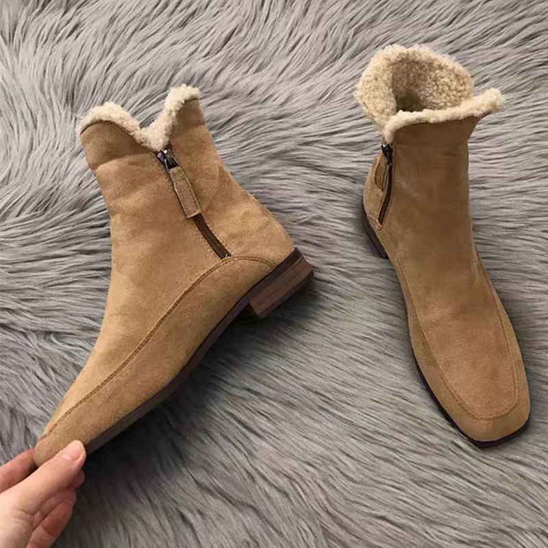 Winter Clothing For Woman - 2026 Nieuwe Suède Enkellaarzen voor Dames,