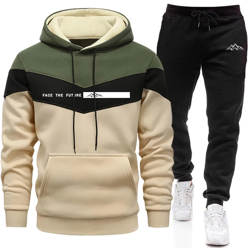 Winter Clothing Men - Trainingspak Herenmode Casual Hoodie Sweatshirt Buitensport