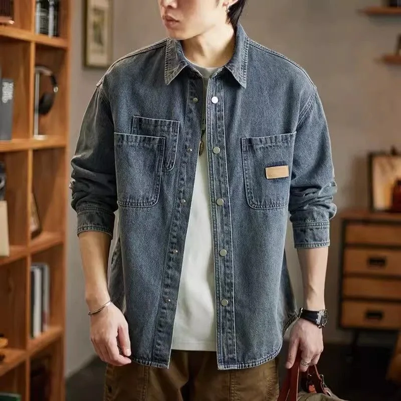 Herfst Knop Heren Denim Jas Lx - Winter Clothing Brands recensie en prijs