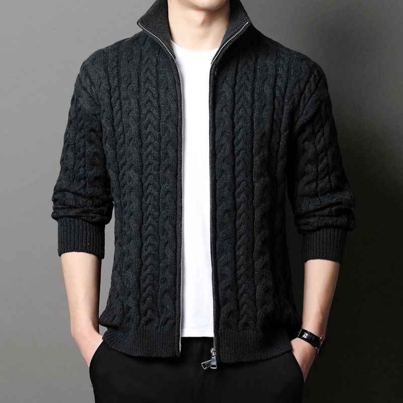 Heren gebreide cardigan met op - Winter Clothing Uae recensie en prijs