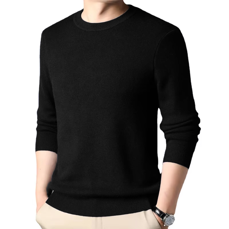 Heren effen kleur gebreide tru - Winter Clothing Uae recensie en prijs