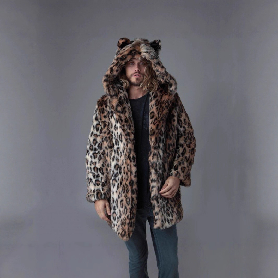 Mannen namaakbont jas winterja - Winter Clothing Uae recensie en prijs