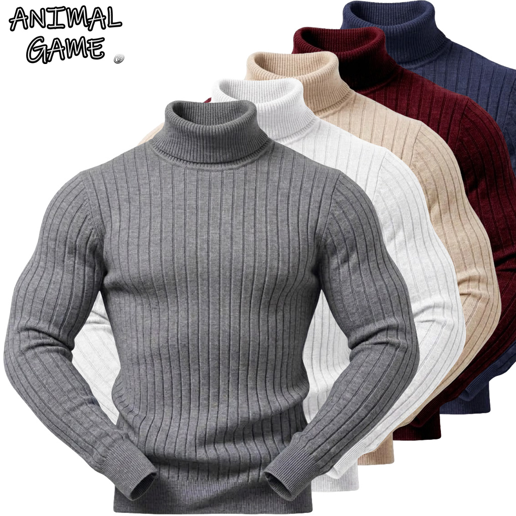 Nieuwe heren slim fit turtlene - Winter Clothing Game recensie en prijs