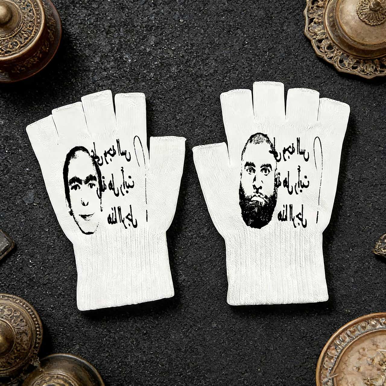 Y2K retro-geprinte vingerloze  - Knit Glove Touch Screen recensie en prijs