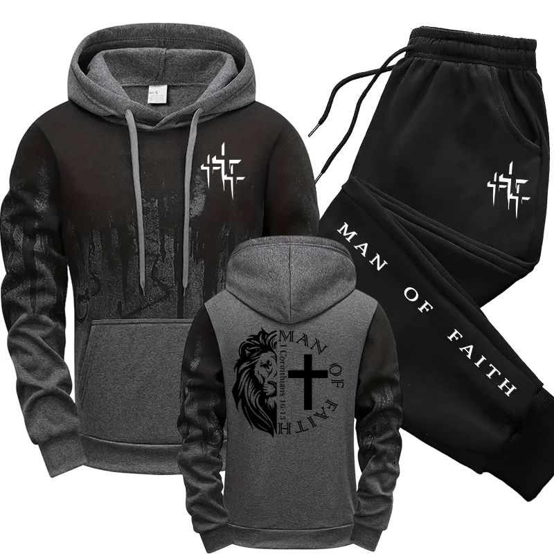 Man of Faith Pattern Herenset  - Winter Clothing Stores recensie en prijs