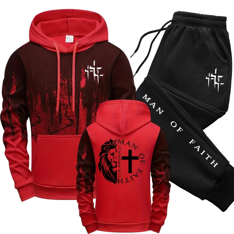 Man of Faith Pattern Herenset  - Winter Clothing Stores recensie en prijs
