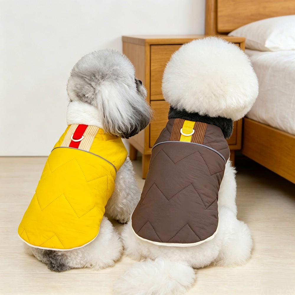 Winterjas voor honden met bont - Winter Clothing In French recensie en prijs