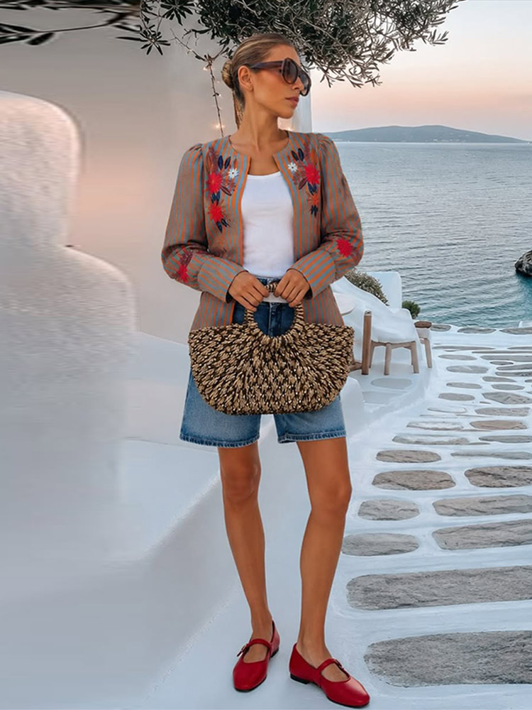 2026 Vroege herfst gestreept b - Winter Clothing For Woman recensie en prijs